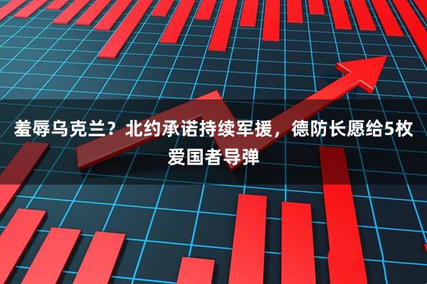 羞辱乌克兰？北约承诺持续军援，德防长愿给5枚爱国者导弹